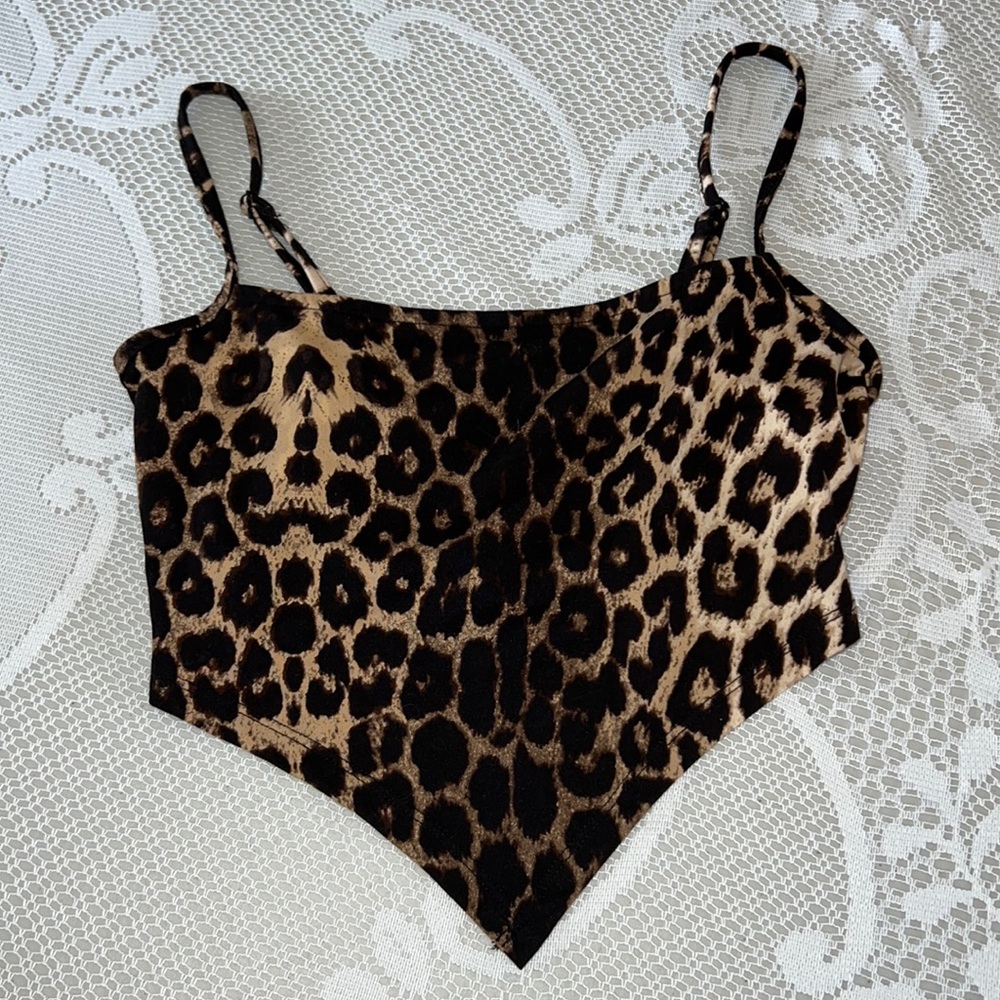 Crop top cheetah